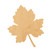 Pumpkin Leaf Wood Cutout for Crafts, Unfinished Baltic Birch Craft Shape