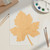 Pumpkin Leaf Wood Cutout for Crafts, Unfinished Baltic Birch Craft Shape