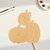 Pumpkin Stack Wood Cutout for Crafts, Unfinished Baltic Birch Craft Shape