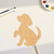 Puppy 1 Wood Cutout for Crafts, Unfinished Baltic Birch Craft Shape