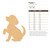 Puppy 1 Wood Cutout for Crafts, Unfinished Baltic Birch Craft Shape
