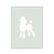 Poodle 1 Reusable Mylar Stencil, 10 mil Plastic Paint Stencil for Crafts and Decor