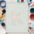 Poodle 1 Reusable Mylar Stencil, 10 mil Plastic Paint Stencil for Crafts and Decor