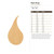 Rain Drop Wood Cutout for Crafts, Unfinished Baltic Birch Craft Shape