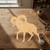 Ram 2 Wood Cutout for Crafts, Unfinished Baltic Birch Craft Shape