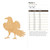 Raven 1 Wood Cutout for Crafts, Unfinished Baltic Birch Craft Shape