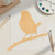 Robin 1 Wood Cutout for Crafts, Unfinished Baltic Birch Craft Shape