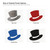 Snowman Hat Steel Cutout Shape, Raw Metal Wall Art and Craft Supply