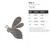 Steer 2 Steel Cutout Shape, Raw Metal Wall Art and Craft Supply