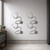 Stethescope Steel Cutout Shape, Raw Metal Wall Art and Craft Supply