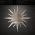 Sun 4 Steel Cutout Shape, Raw Metal Wall Art and Craft Supply
