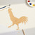 Rooster 1 Wood Cutout for Crafts, Unfinished Baltic Birch Craft Shape