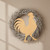 Rooster 2 Wood Cutout for Crafts, Unfinished Baltic Birch Craft Shape