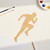 Runner Wood Cutout for Crafts, Unfinished Baltic Birch Craft Shape