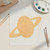 Saturn Wood Cutout for Crafts, Unfinished Baltic Birch Craft Shape