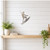 Surfer 2 Steel Cutout Shape, Raw Metal Wall Art and Craft Supply