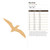 Sea Gull Wood Cutout for Crafts, Unfinished Baltic Birch Craft Shape