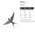 Swallow 1 Steel Cutout Shape, Raw Metal Wall Art and Craft Supply