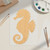 Sea Horse 1 Wood Cutout for Crafts, Unfinished Baltic Birch Craft Shape