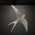 Swallow 2 Steel Cutout Shape, Raw Metal Wall Art and Craft Supply