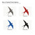 Swallow 2 Steel Cutout Shape, Raw Metal Wall Art and Craft Supply
