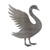 Swan Steel Cutout Shape, Raw Metal Wall Art and Craft Supply