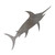 Swordfish Steel Cutout Shape, Raw Metal Wall Art and Craft Supply