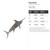 Swordfish Steel Cutout Shape, Raw Metal Wall Art and Craft Supply