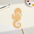 Sea Horse 4 Wood Cutout for Crafts, Unfinished Baltic Birch Craft Shape
