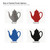 Tea Pot 1 Steel Cutout Shape, Raw Metal Wall Art and Craft Supply