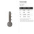 Thermometer Steel Cutout Shape, Raw Metal Wall Art and Craft Supply