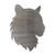 Tiger Head Steel Cutout Shape, Raw Metal Wall Art and Craft Supply