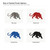 Jaguar Steel Cutout Shape, Raw Metal Wall Art and Craft Supply