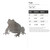 Toad Steel Cutout Shape, Raw Metal Wall Art and Craft Supply