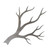 Treebranch Steel Cutout Shape, Raw Metal Wall Art and Craft Supply