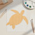 Sea Turtle 1 Wood Cutout for Crafts, Unfinished Baltic Birch Craft Shape