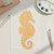 Seahorse Wood Cutout for Crafts, Unfinished Baltic Birch Craft Shape