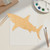 Shark 1 Wood Cutout for Crafts, Unfinished Baltic Birch Craft Shape
