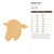 Sheep Head Wood Cutout for Crafts, Unfinished Baltic Birch Craft Shape