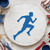 Running Man Reusable Mylar Stencil, 10 mil Plastic Paint Stencil for Crafts and Decor