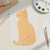 Sitting Cat 1 Wood Cutout for Crafts, Unfinished Baltic Birch Craft Shape