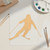 Skier 1 Wood Cutout for Crafts, Unfinished Baltic Birch Craft Shape