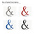 Ampersand Steel Cutout Shape, Raw Metal Wall Art and Craft Supply