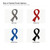 Ribbon Copy Steel Cutout Shape, Raw Metal Wall Art and Craft Supply