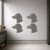 Dog Head Steel Cutout Shape, Raw Metal Wall Art and Craft Supply