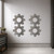 Gear 10 Steel Cutout Shape, Raw Metal Wall Art and Craft Supply