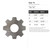 Gear 10 Steel Cutout Shape, Raw Metal Wall Art and Craft Supply