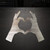 Heart Hands Steel Cutout Shape, Raw Metal Wall Art and Craft Supply