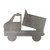 Dump Truck Steel Cutout Shape, Raw Metal Wall Art and Craft Supply