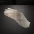 Eagle Wing Steel Cutout Shape, Raw Metal Wall Art and Craft Supply